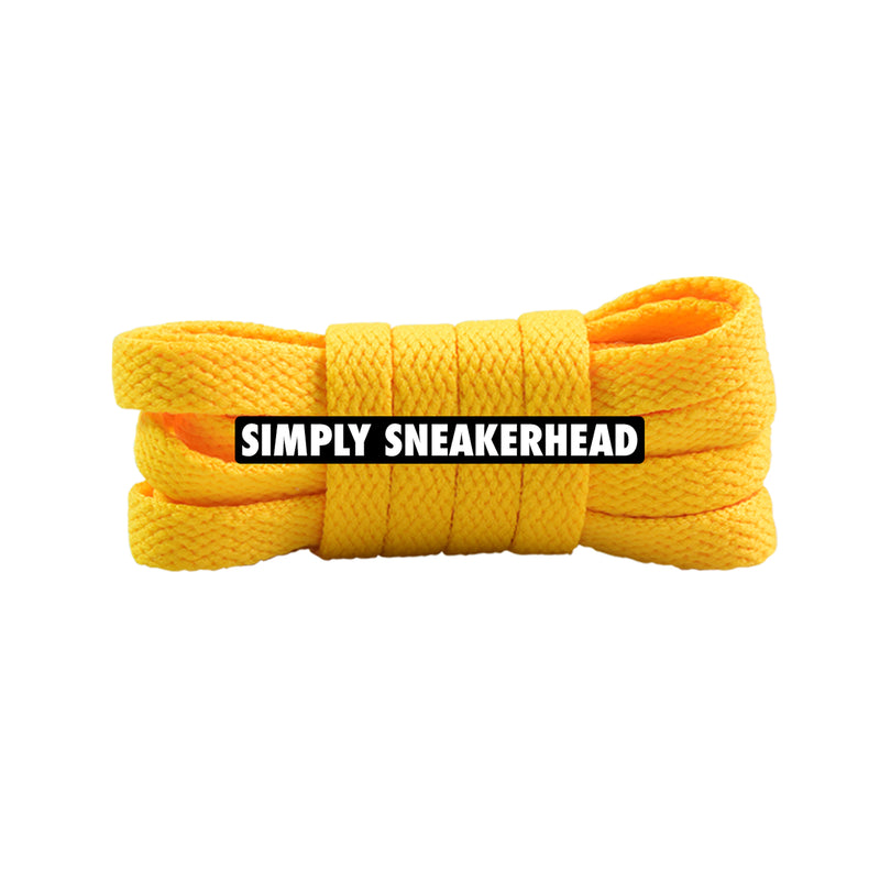 Amber Slim Flat Shoelaces