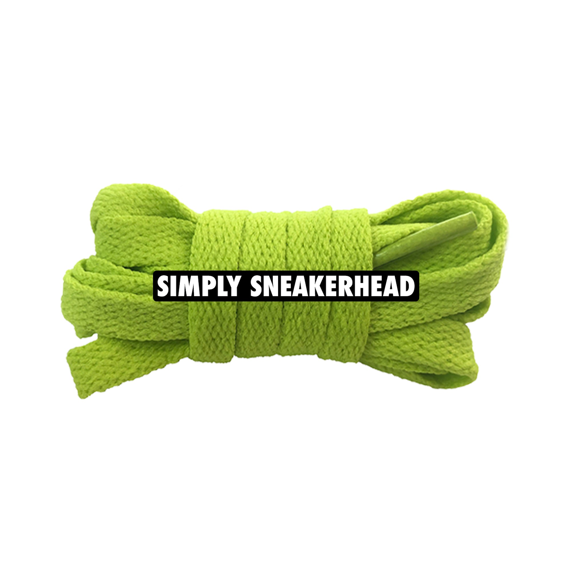 Apple Green Classic Flat Shoelaces