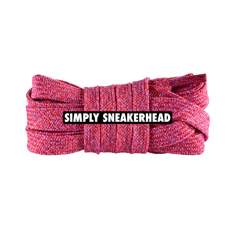 Berry Multicolor Flat Shoelaces