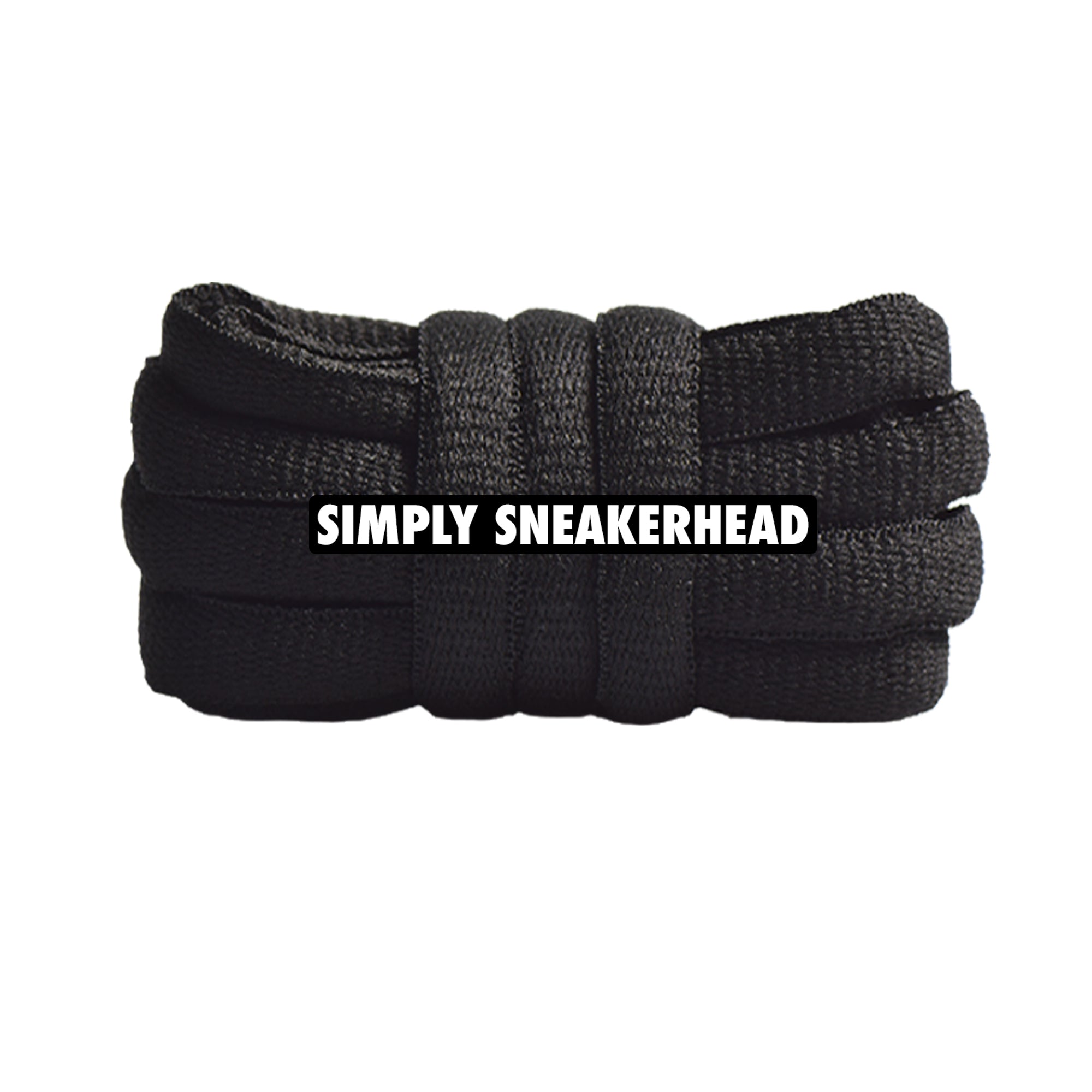 Black Classic Oval Shoelaces