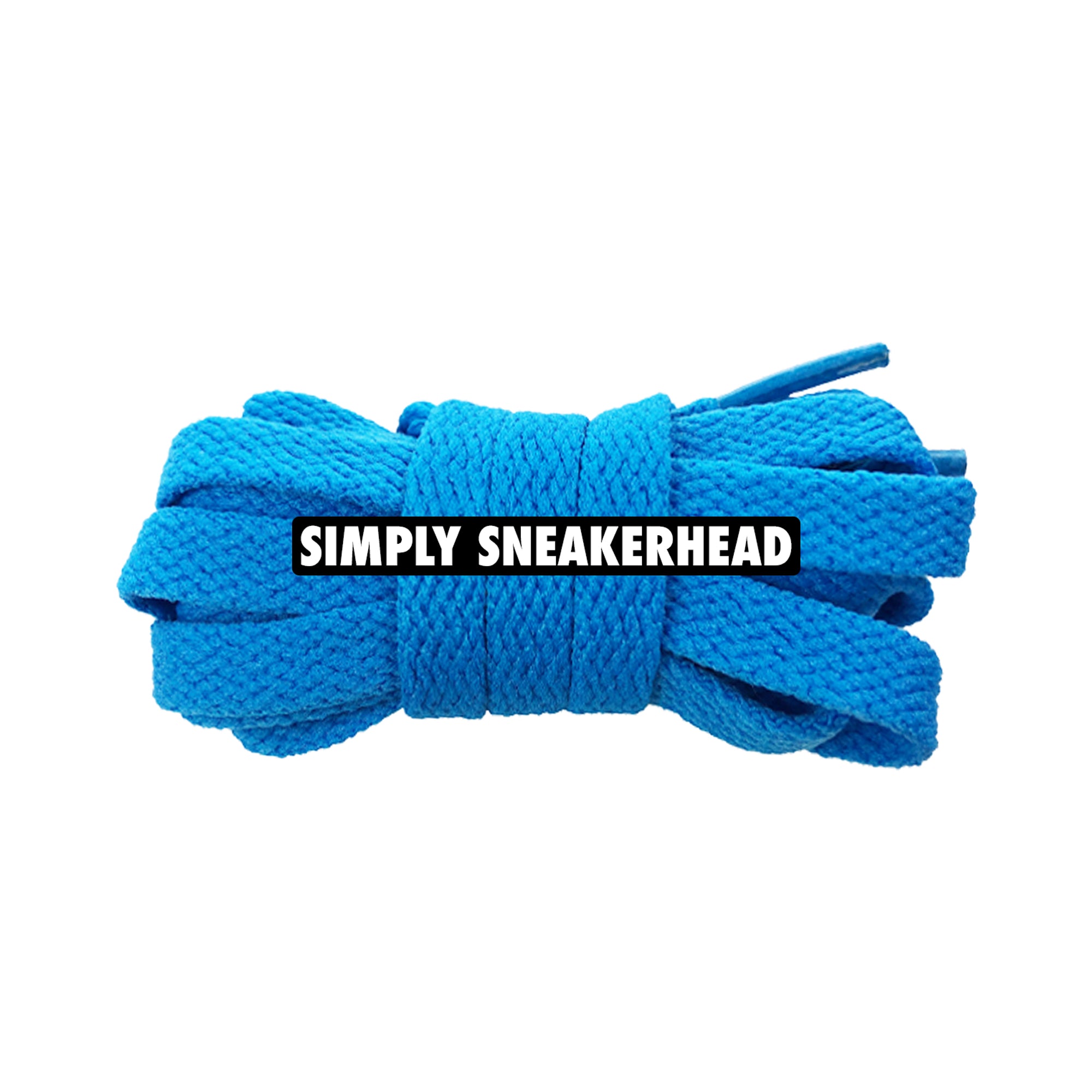 Blue Turquoise Classic Flat Shoelaces