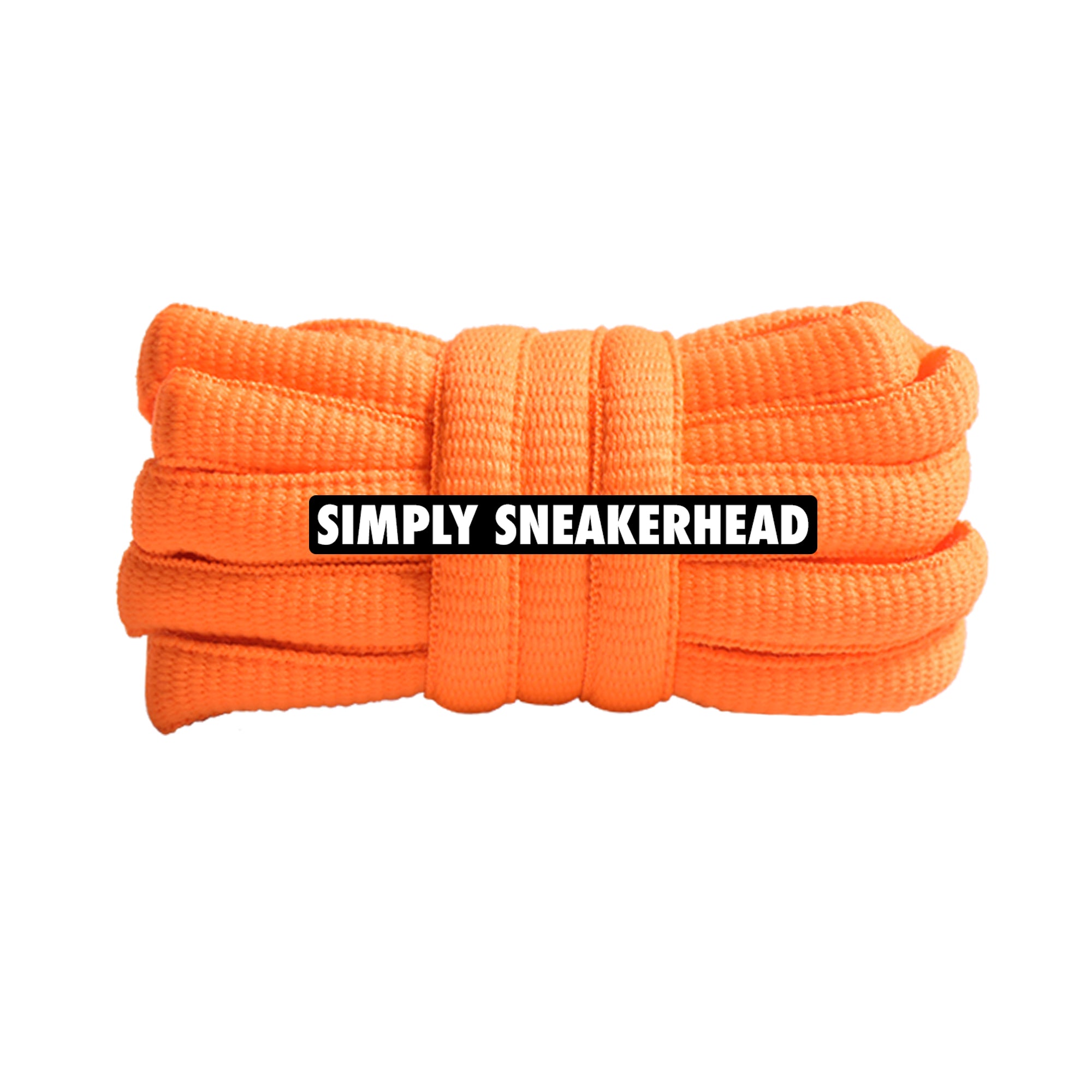 Bright Orange Classic Oval Shoelaces