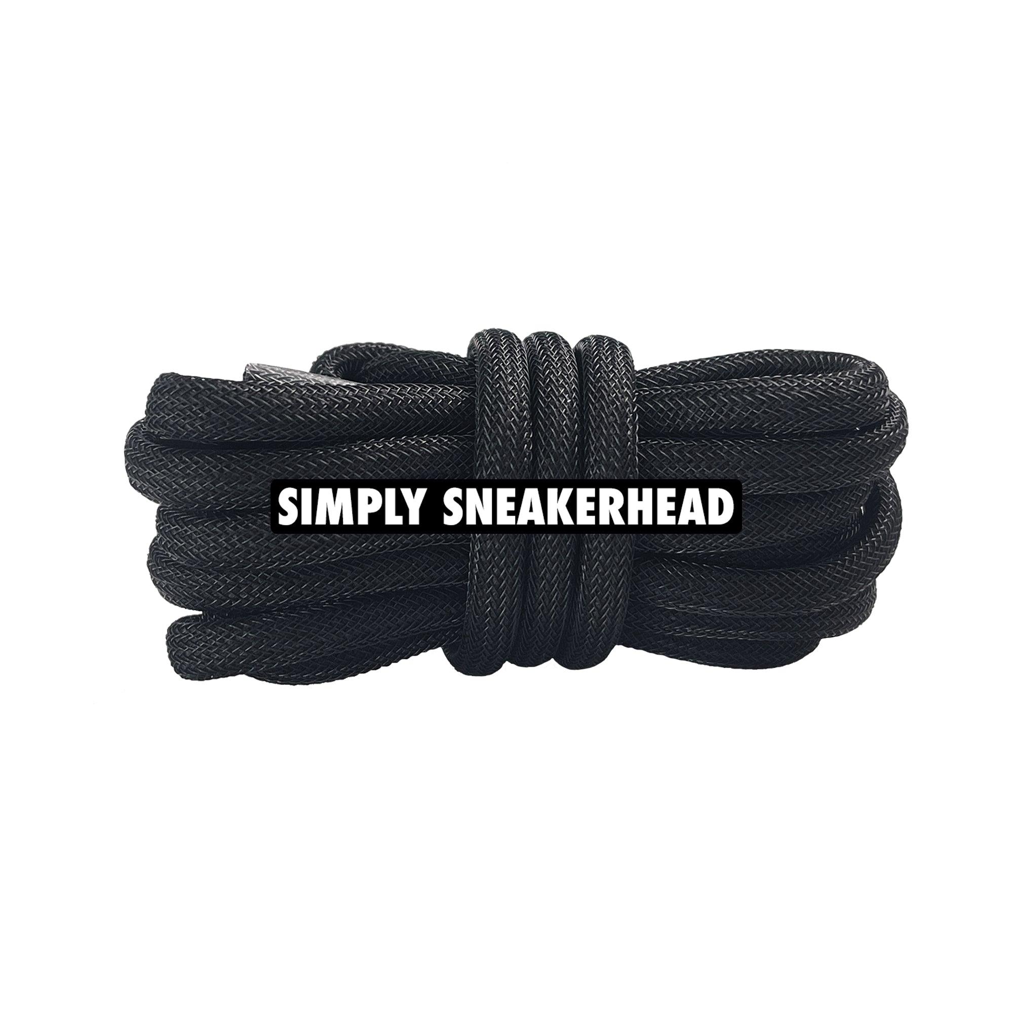 Carbon Black 350 Boost Rope Shoelaces