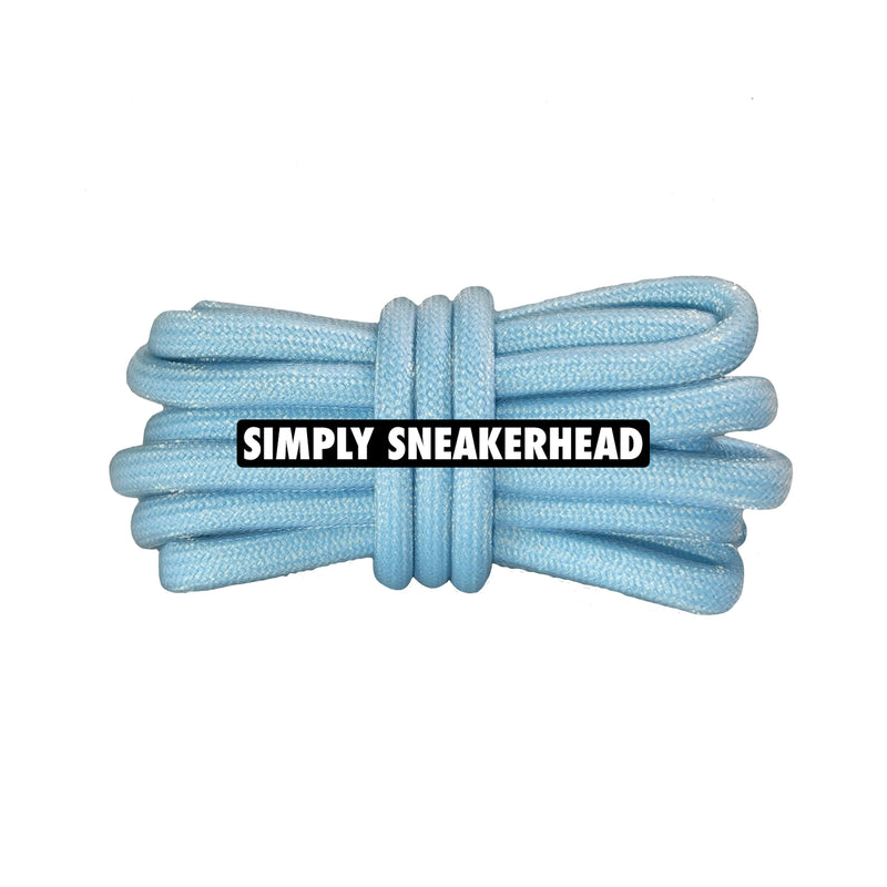 Carbon Ice Blue 350 Boost Rope Shoelaces