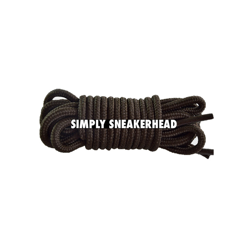 Chocolate Classic Thin Round Shoelaces