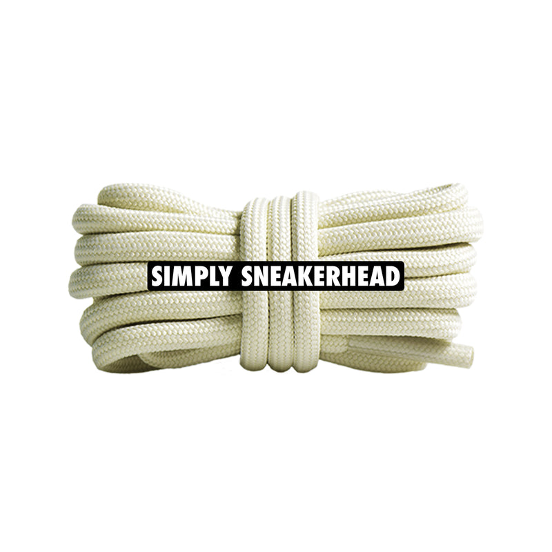 Cream 350 Boost Rope Shoelaces