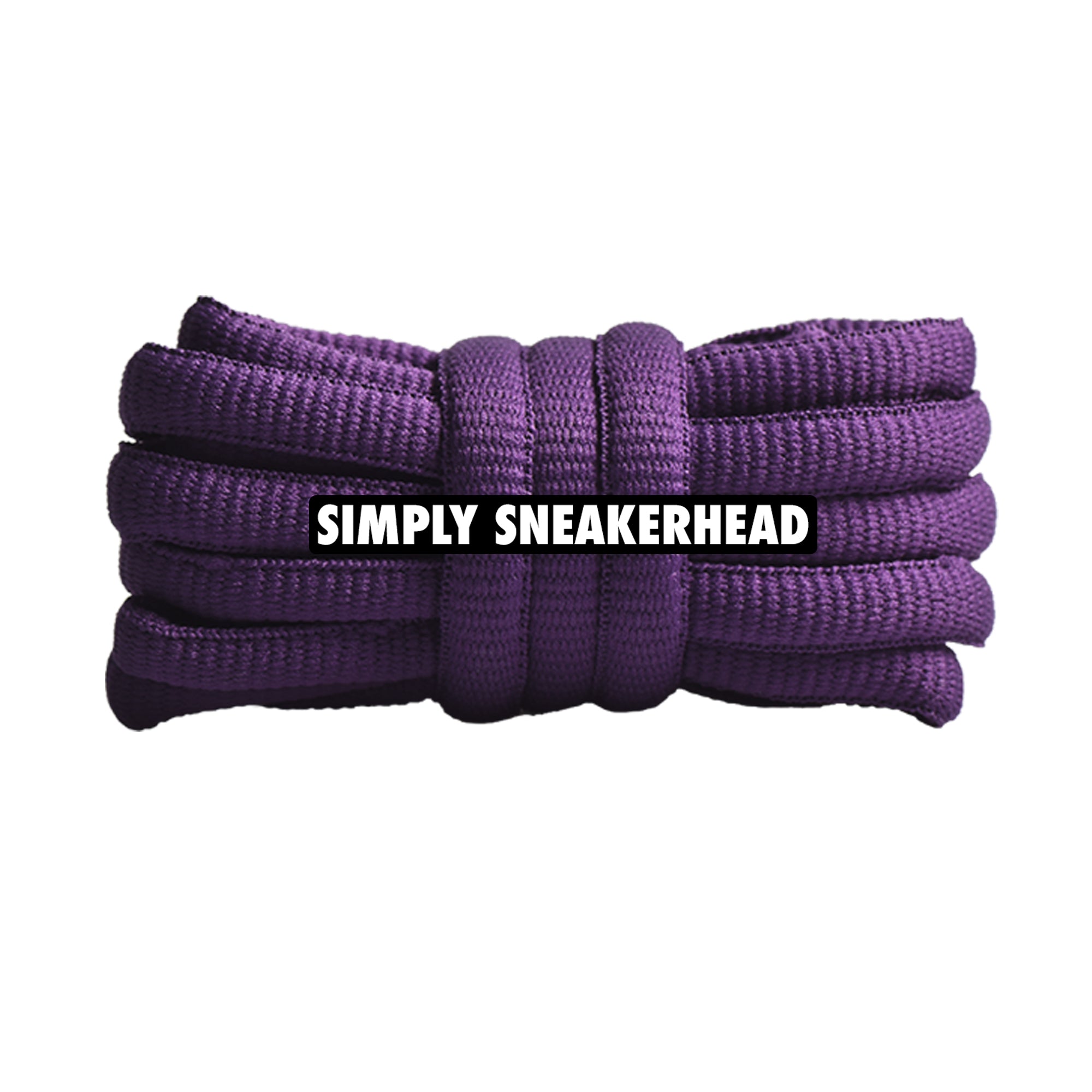 Deep Purple Classic Oval Shoelaces