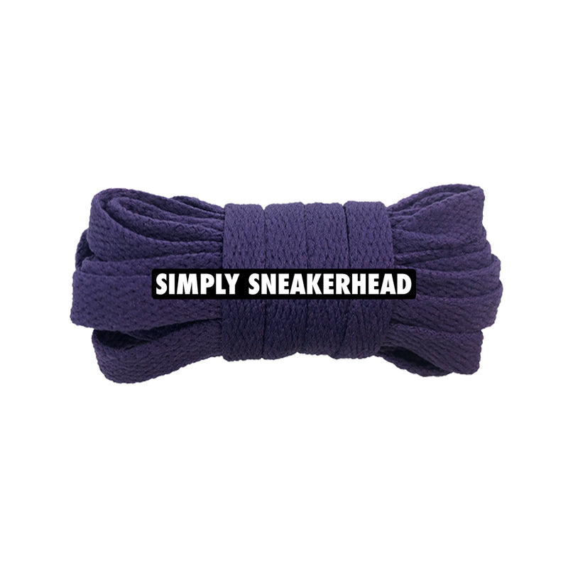 Eggplant Classic Flat Shoelaces