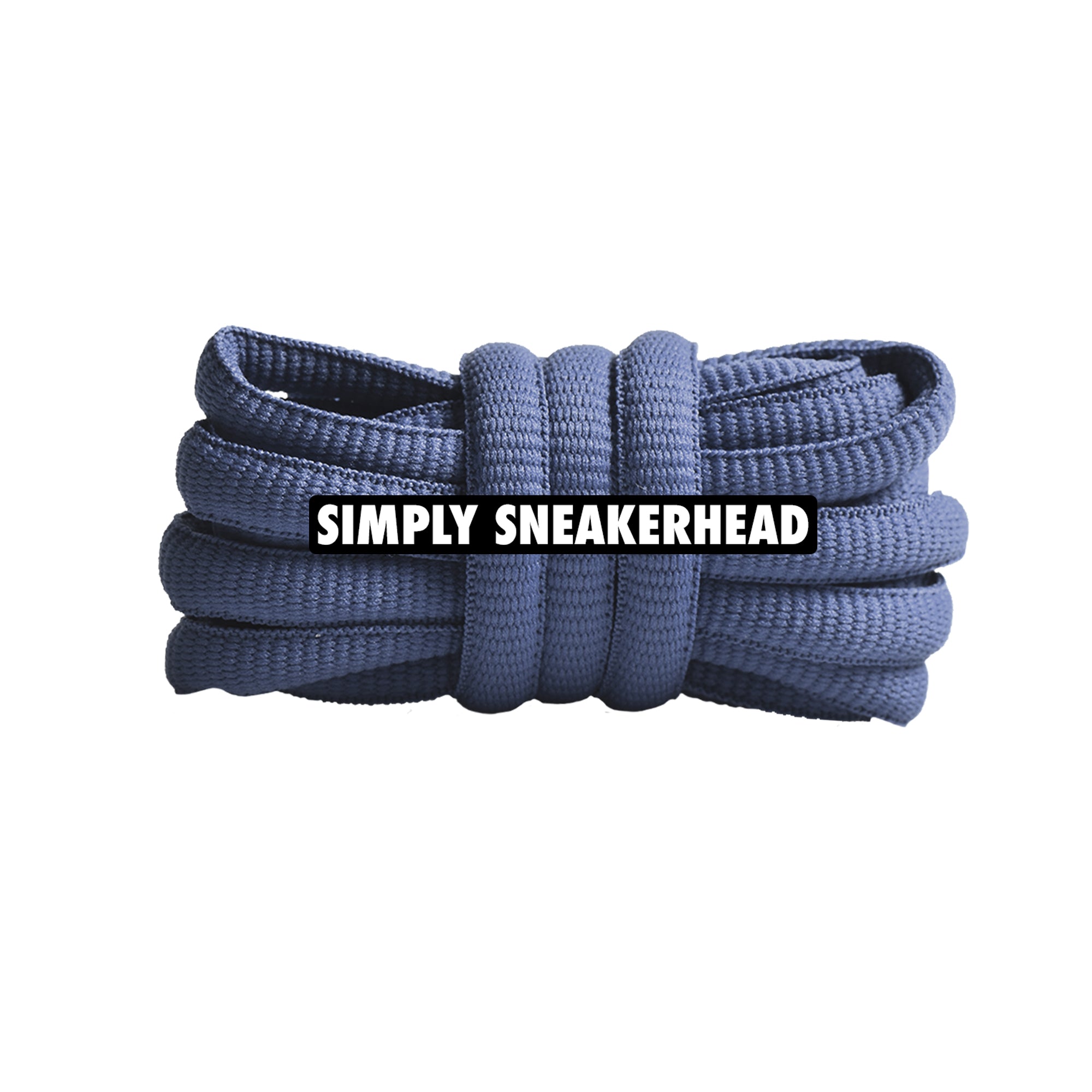 Faded Navy Classic Oval Shoelaces