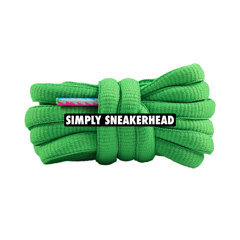 Green Grateful Dead Oval Shoelaces