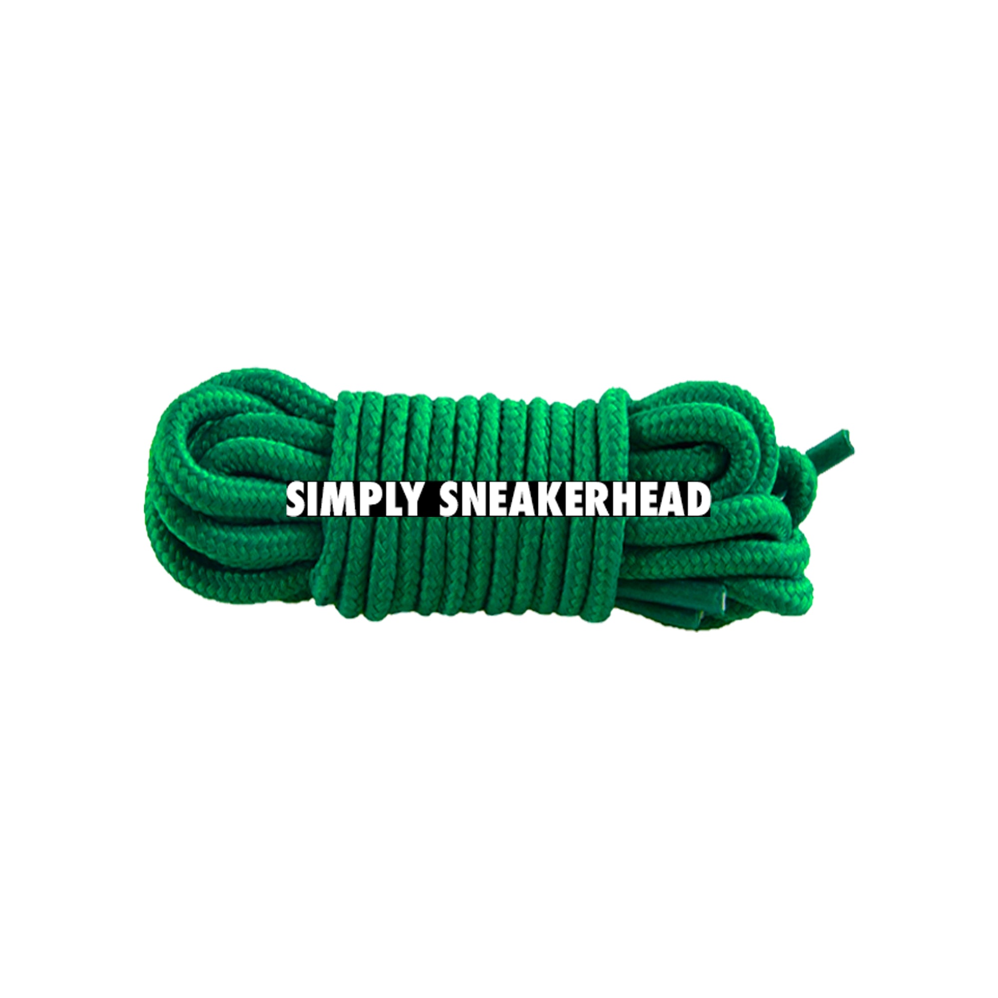 Holiday Green Classic Thin Round Shoelaces