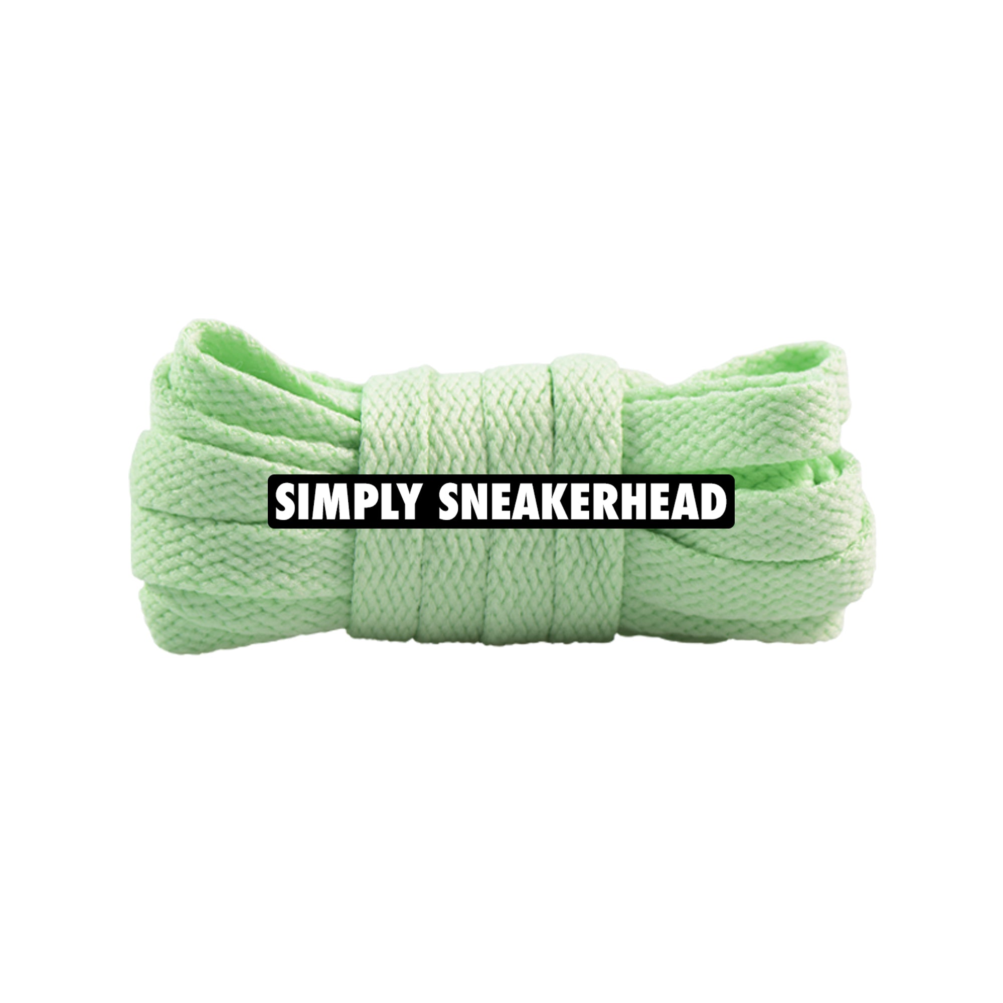 Key Lime Slim Flat Shoelaces