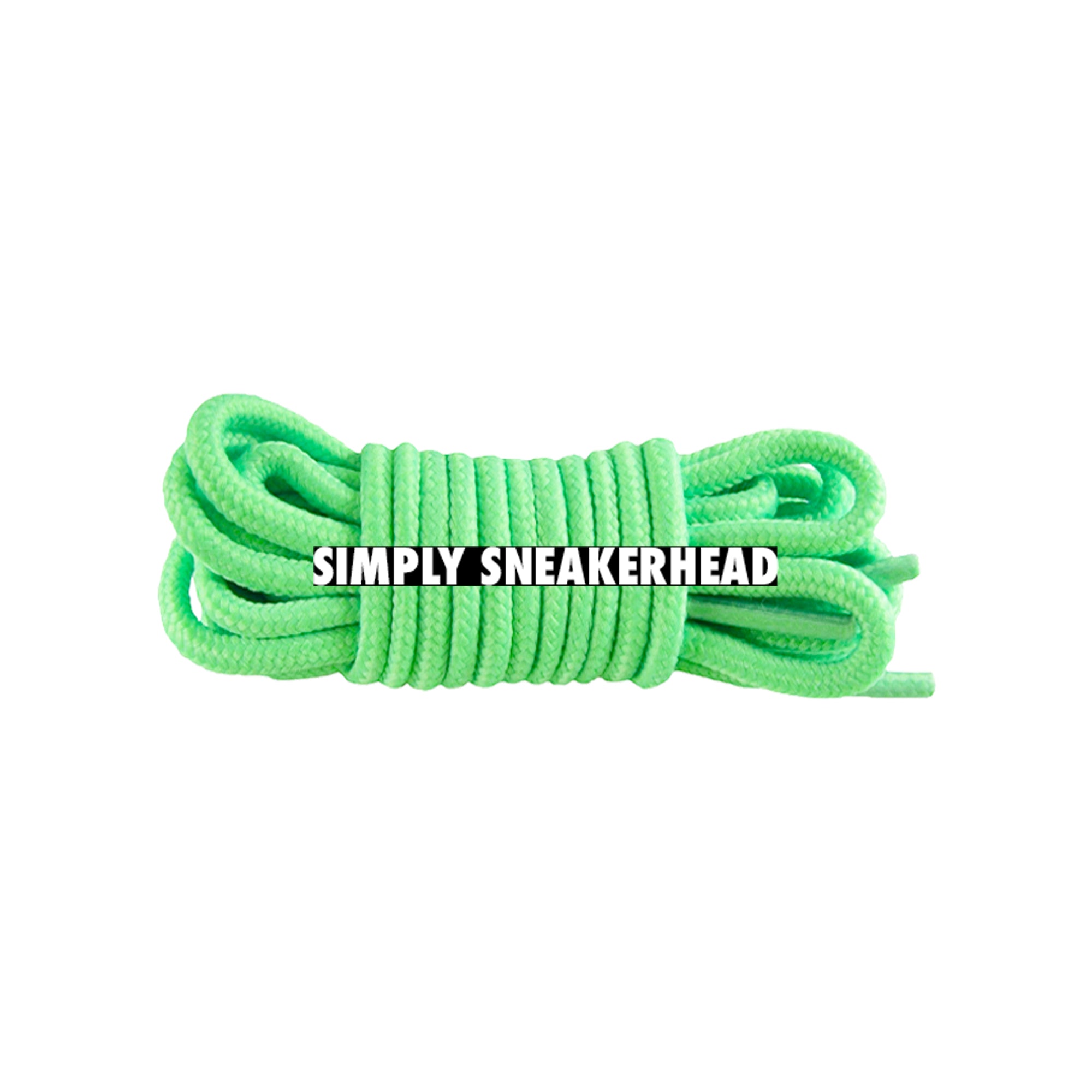 Key Lime Classic Thin Round Shoelaces