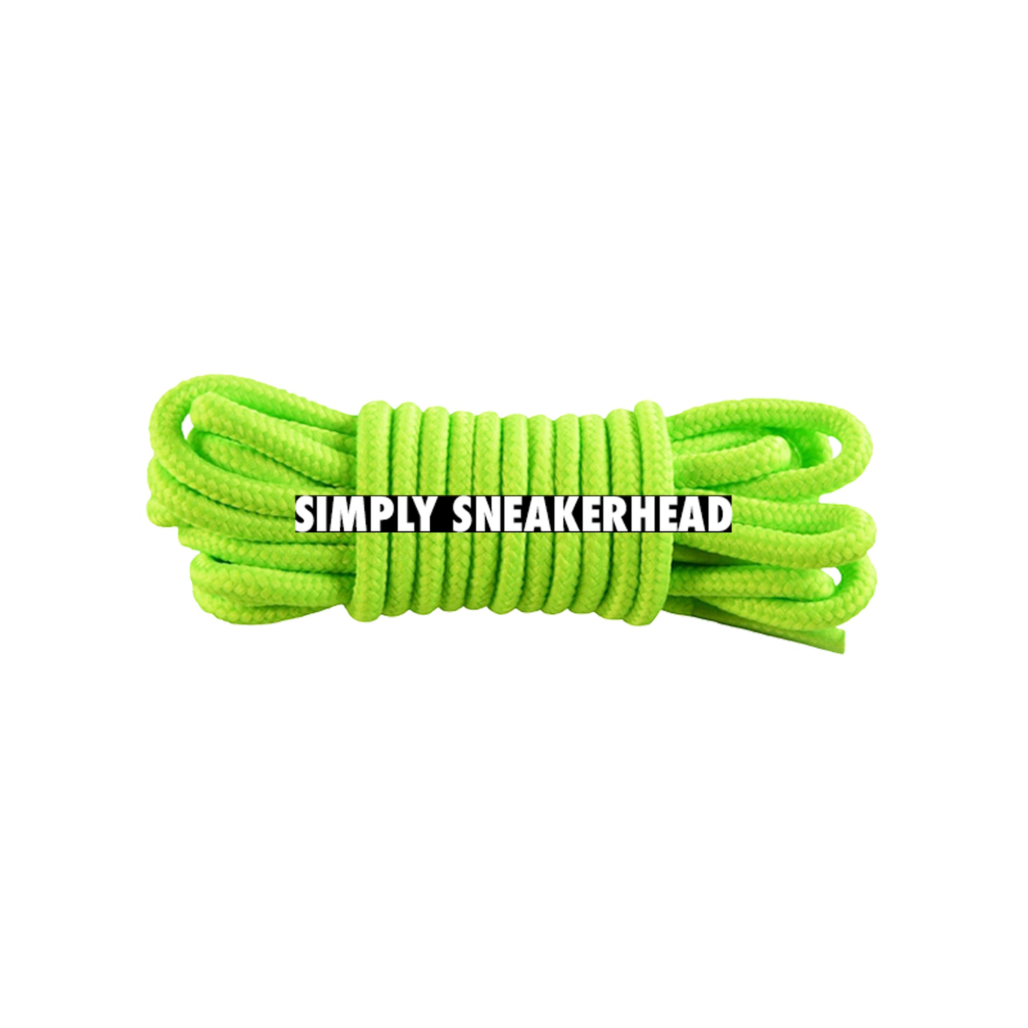 Lemon Lime Classic Thin Round Shoelaces