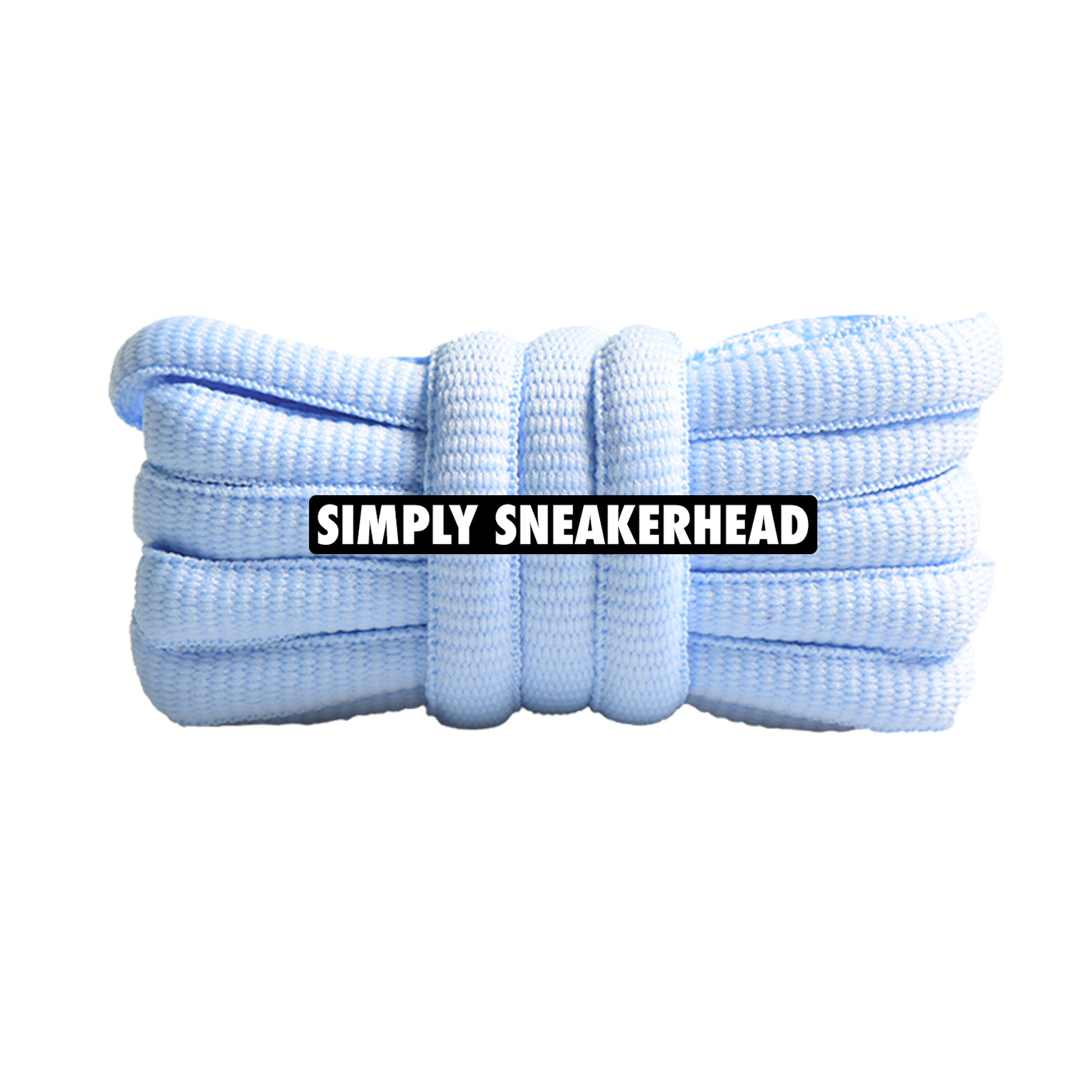 Light Blue Classic Oval Shoelaces