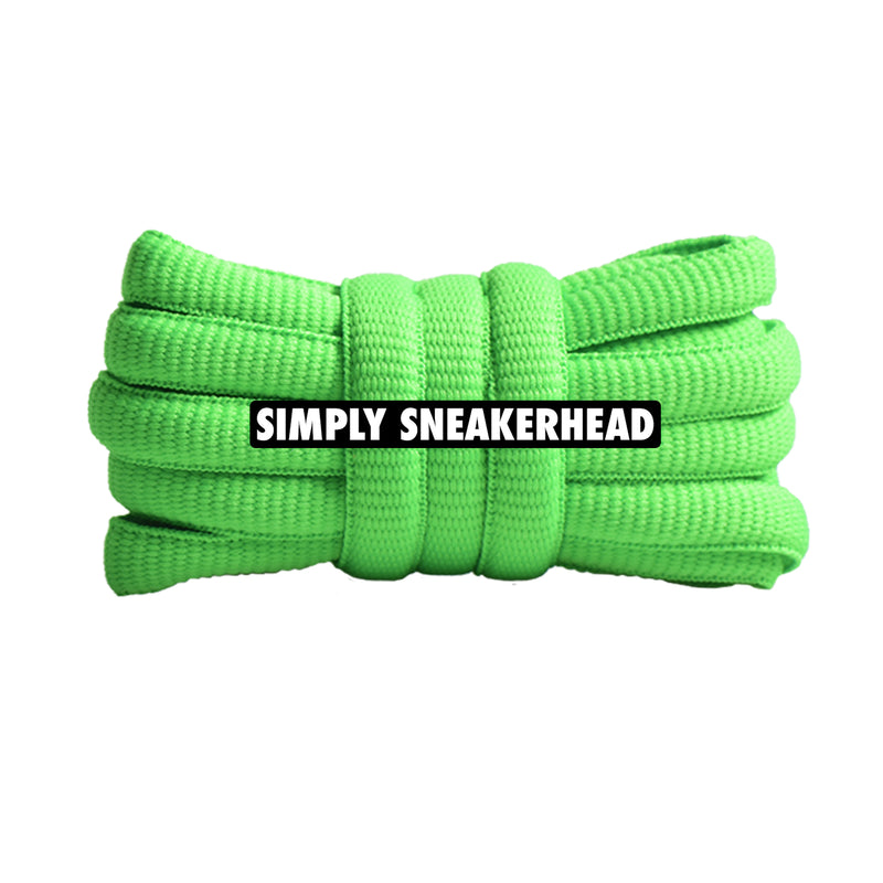 Light Green Classic Oval Shoelaces