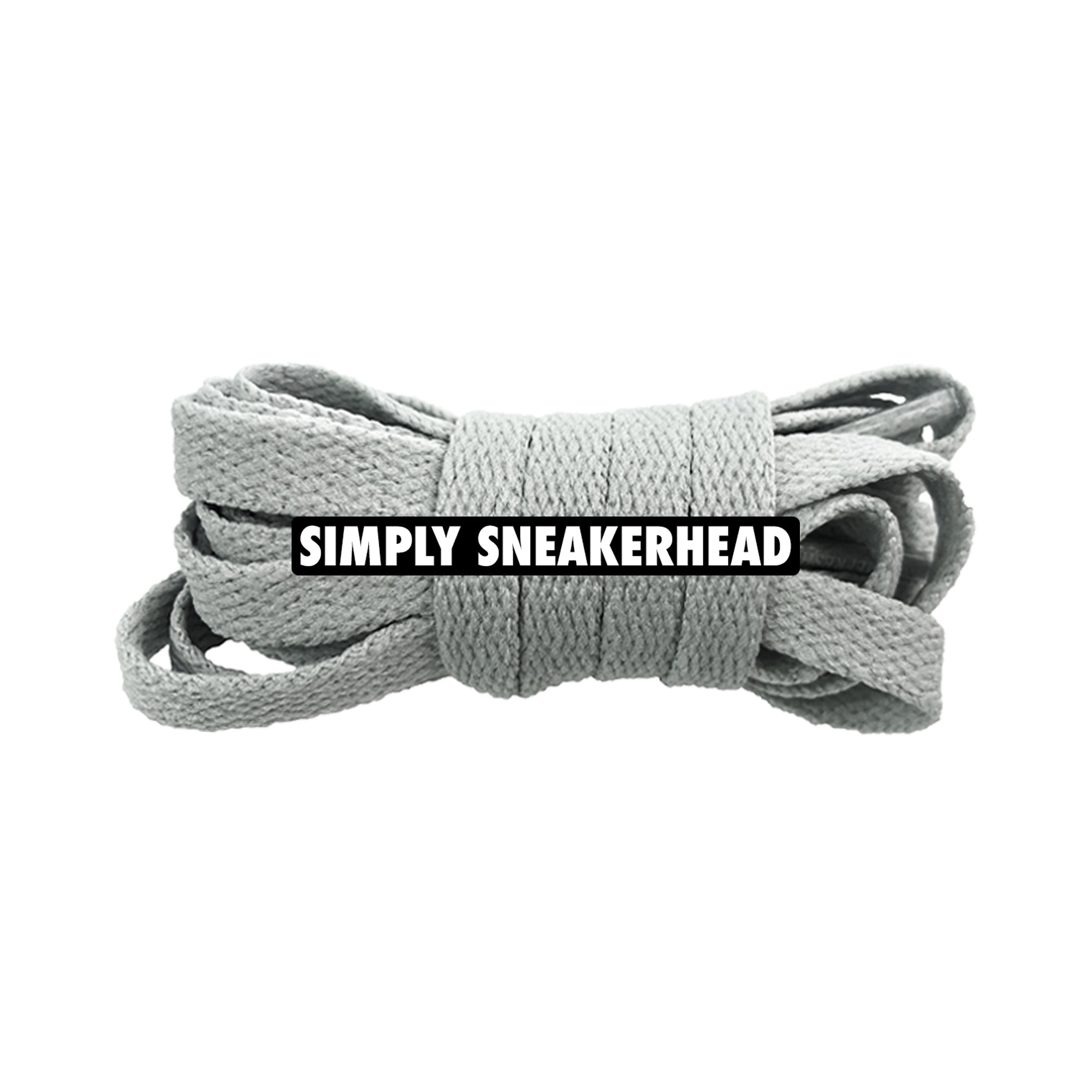 Light Grey Classic Flat Shoelaces