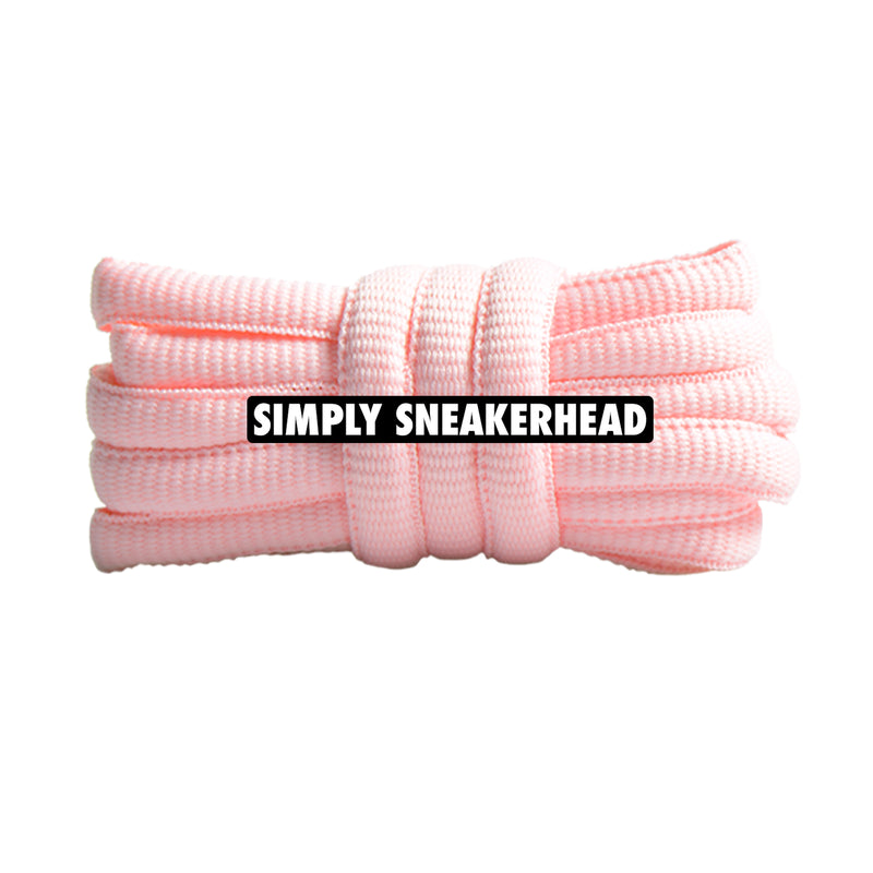 Light Pink Classic Oval Shoelaces