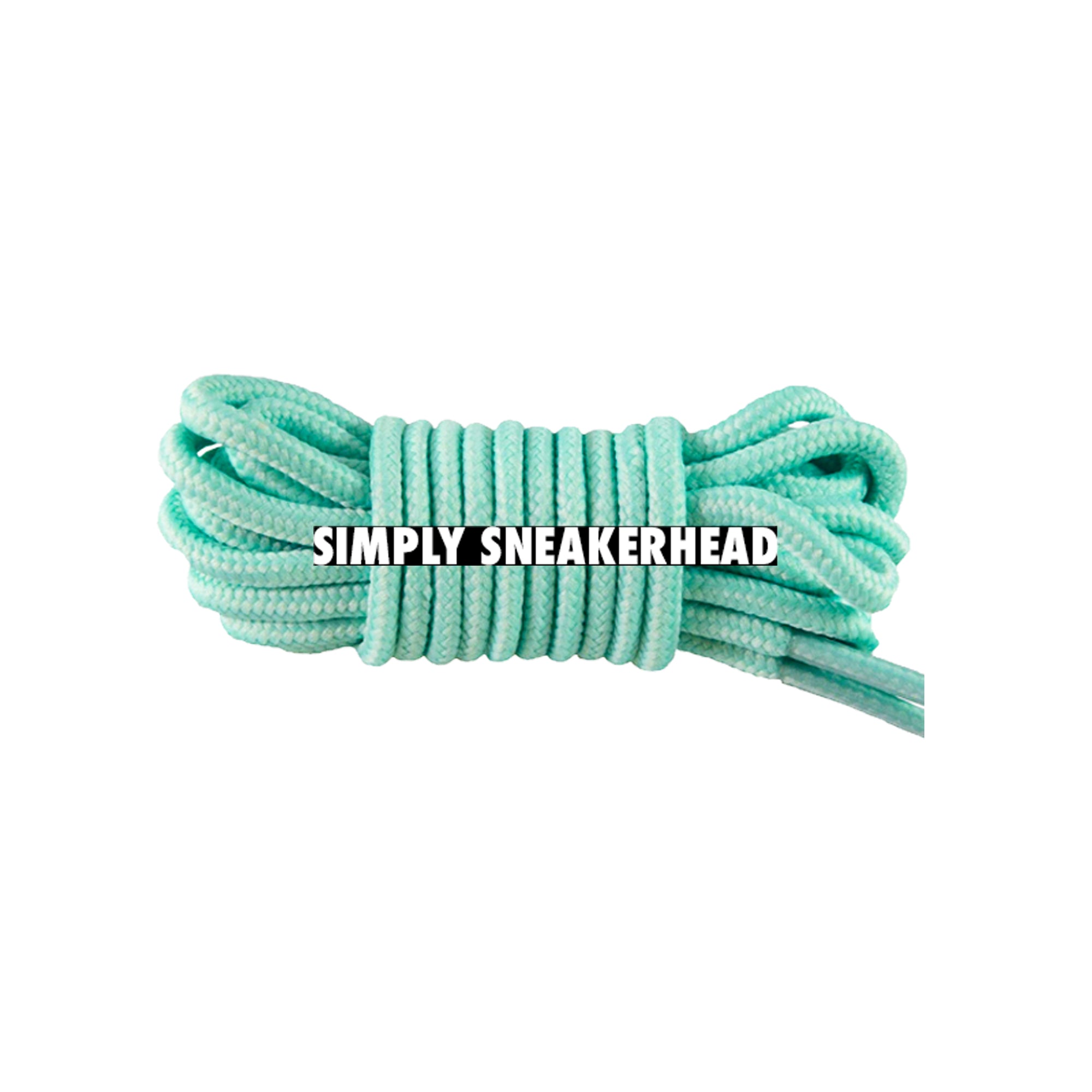 Mint Classic Thin Round Shoelaces