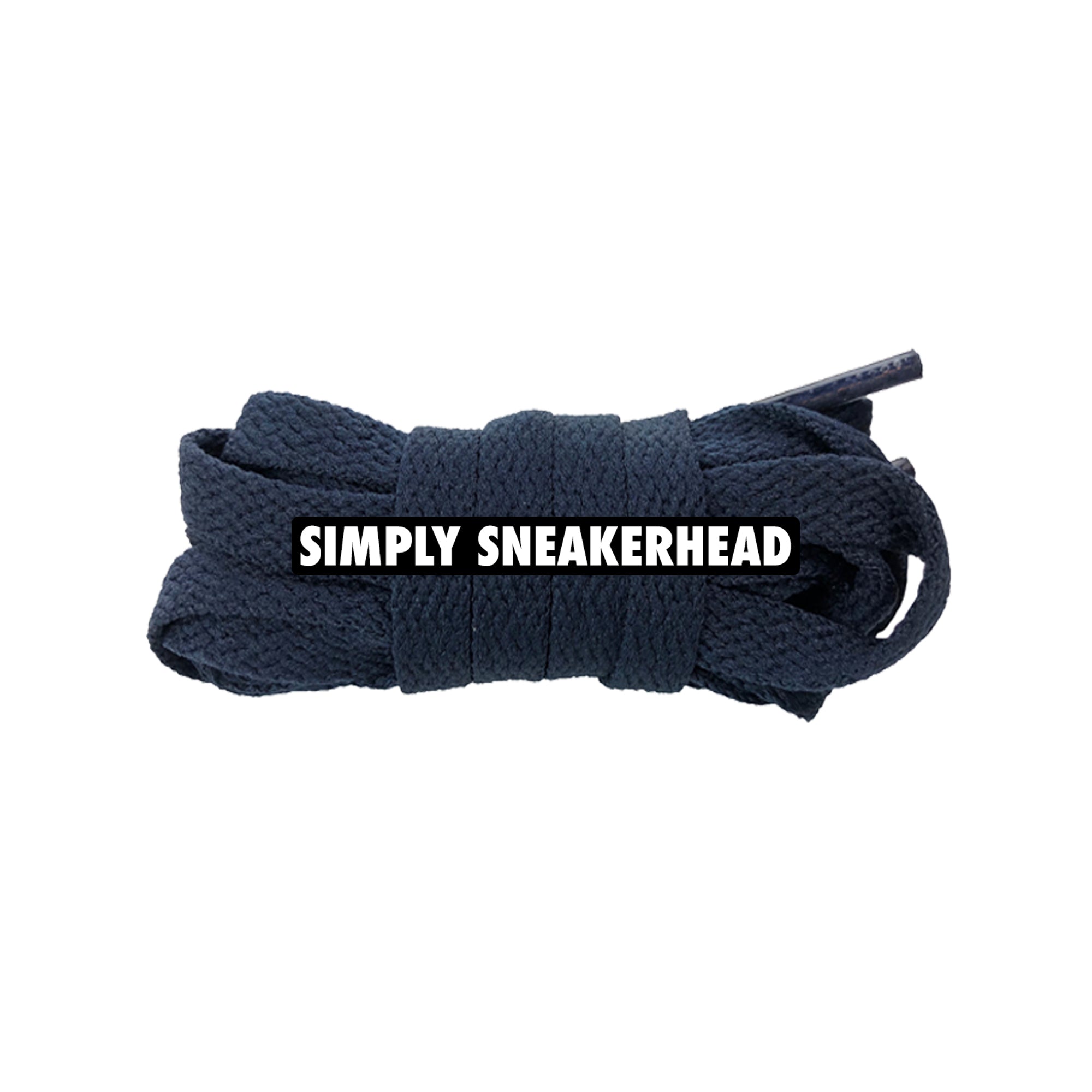 Navy Classic Flat Shoelaces