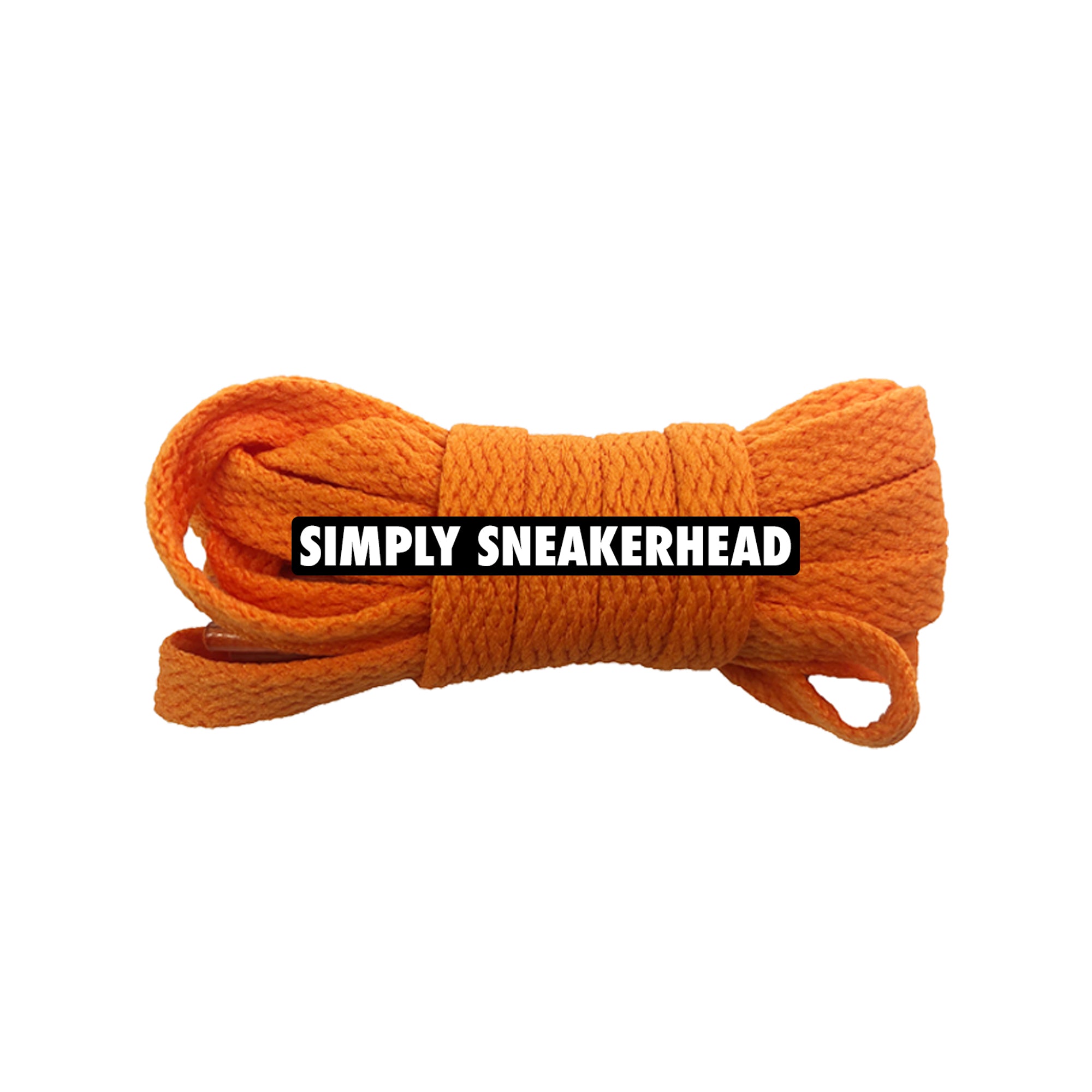 Orange Classic Flat Shoelaces