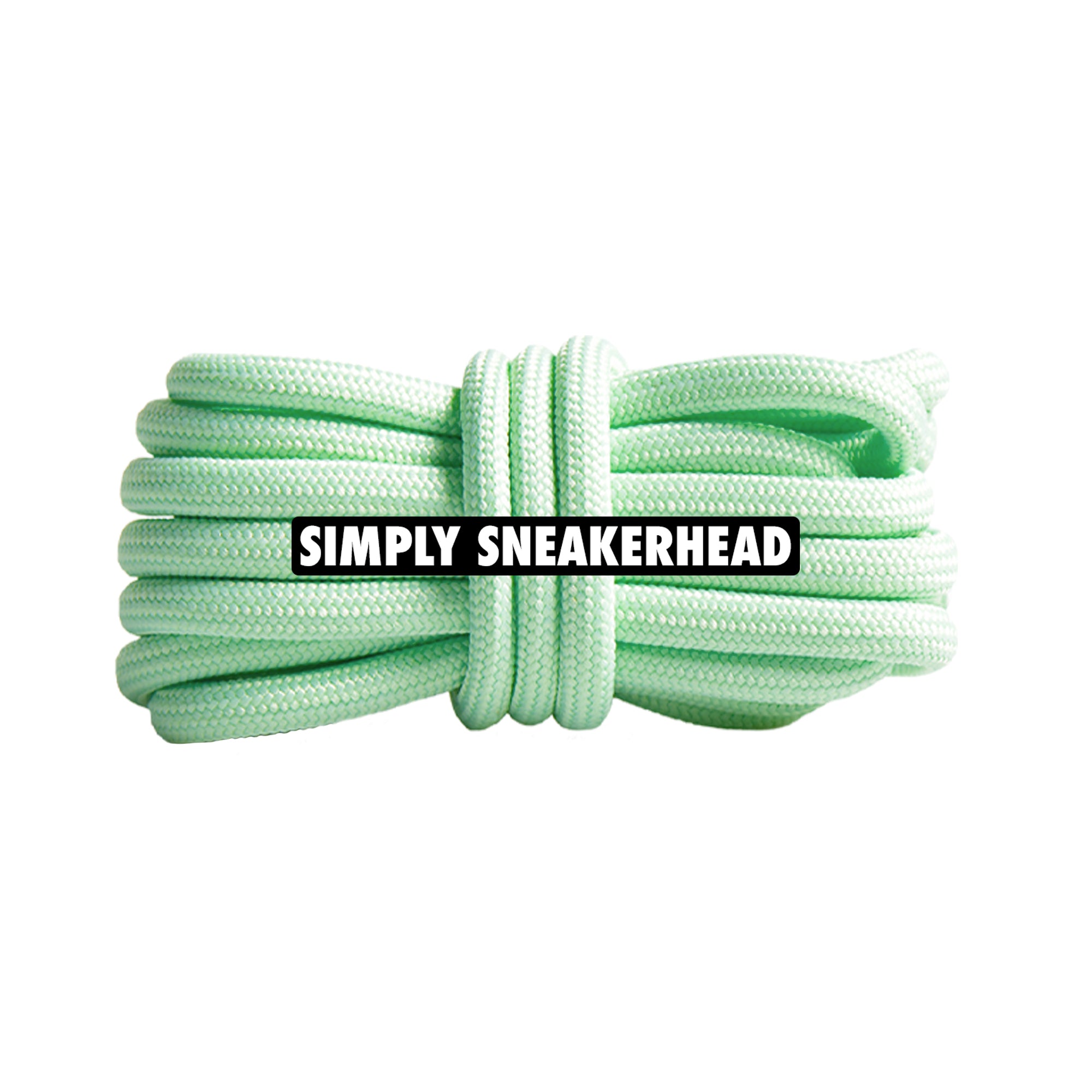 Pale Green 350 Boost Rope Shoelaces