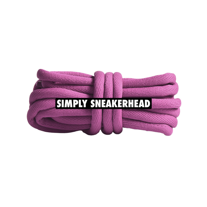 Pale Orchid Soft Tubular Round Shoelaces