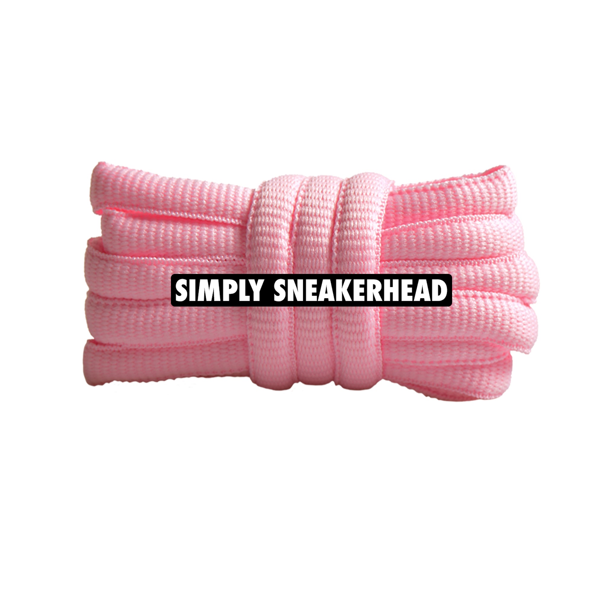 Pink Classic Oval Shoelaces