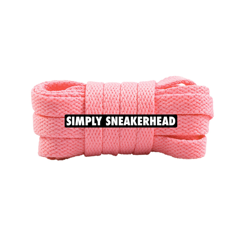 Pink Dream Slim Flat Shoelaces