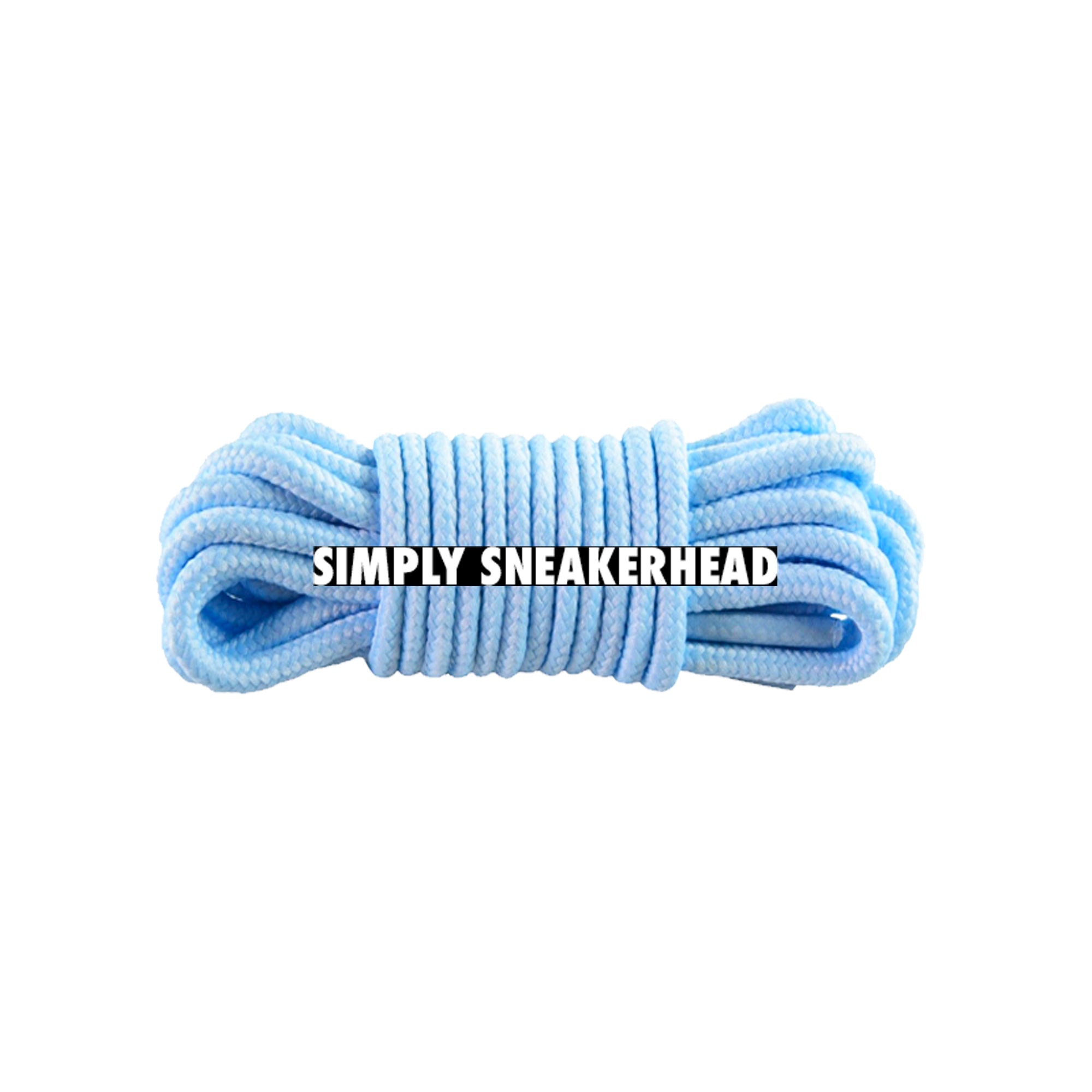 Powder Blue Classic Thin Round Shoelaces