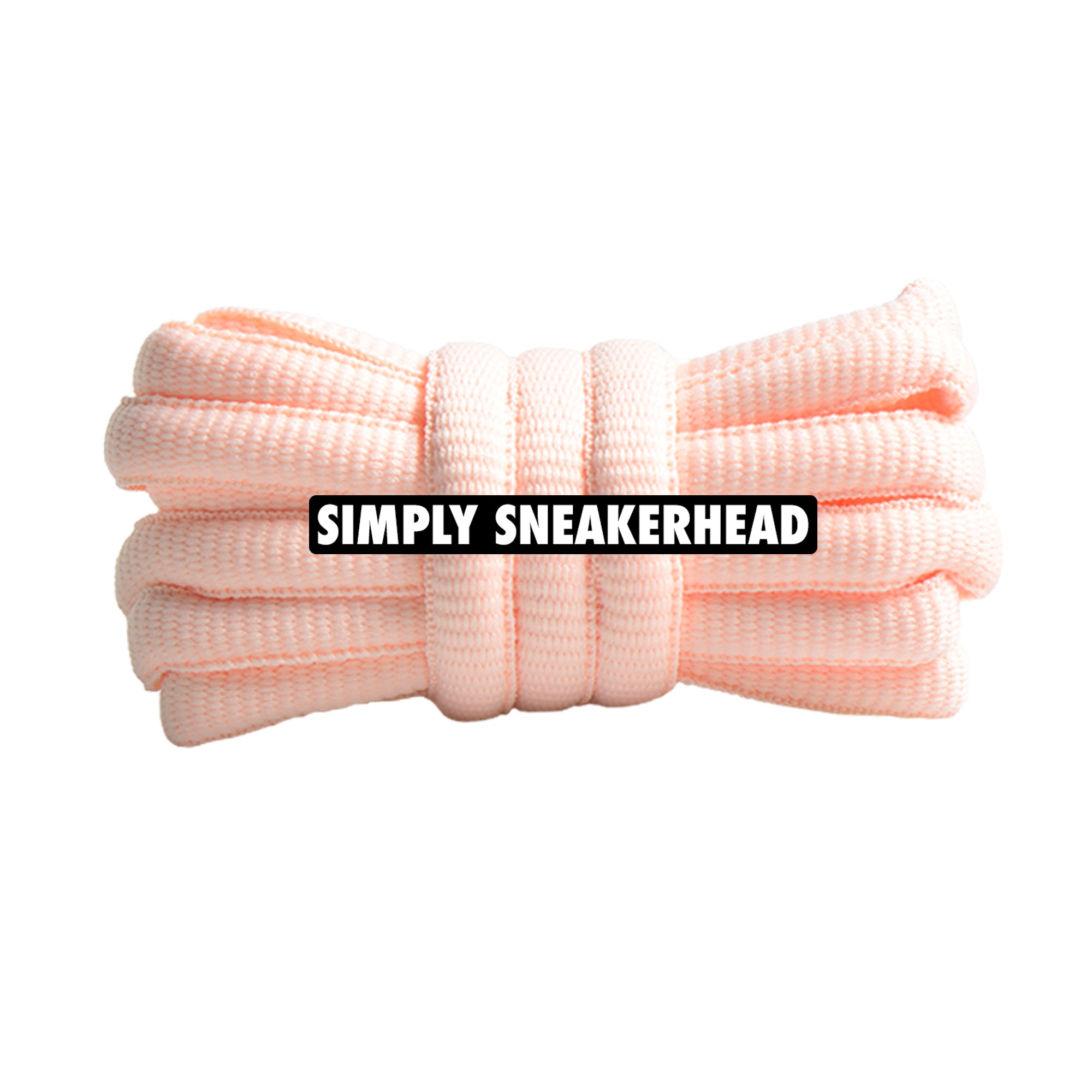 Powder Blush Classic Oval Shoelaces