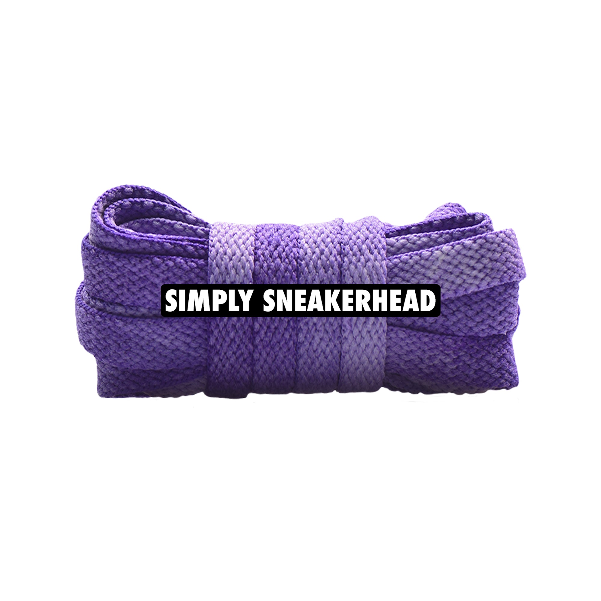 Purple Faded Premium Flat Shoelaces