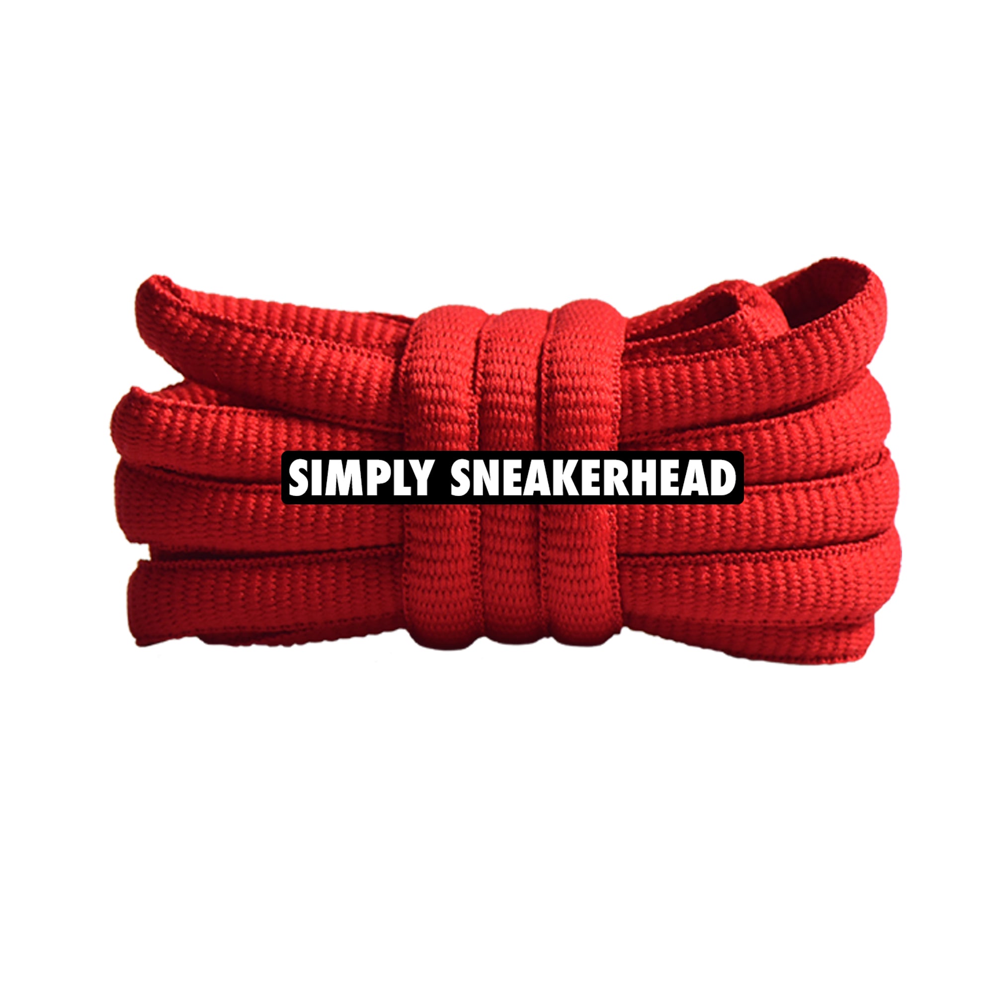 Red Classic Oval Shoelaces