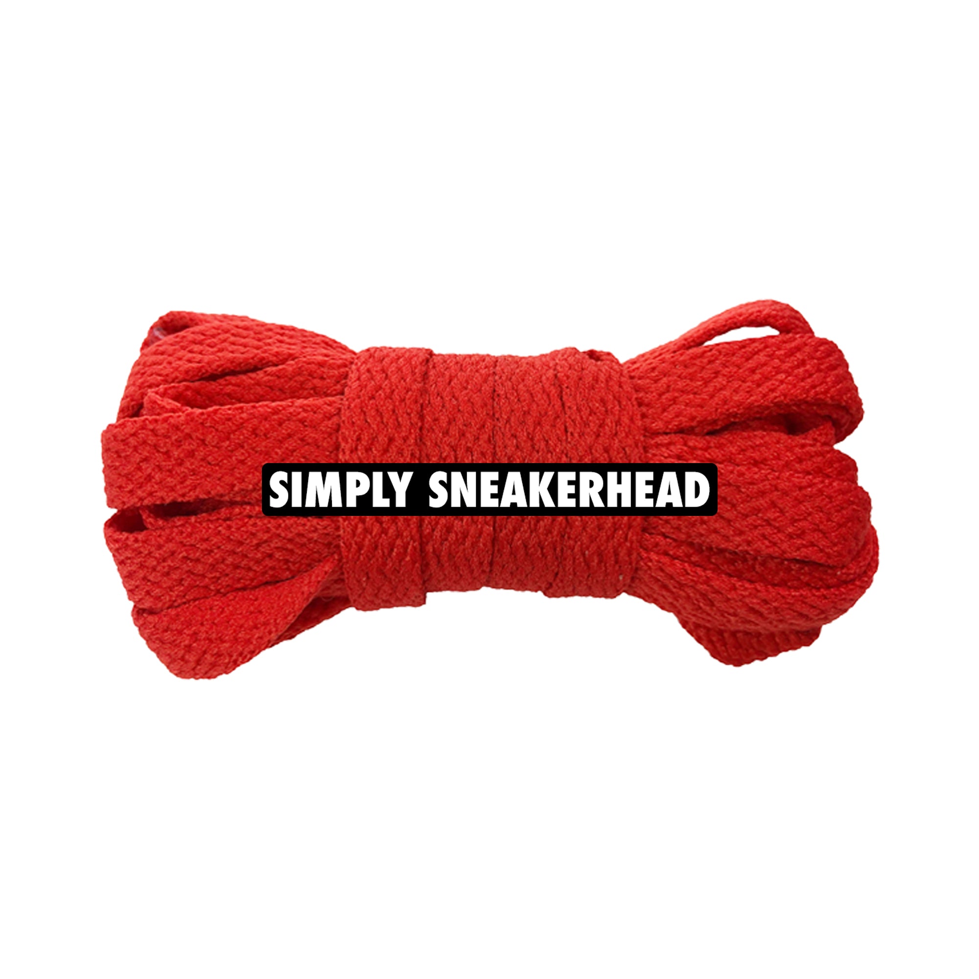 Red Classic Flat Shoelaces