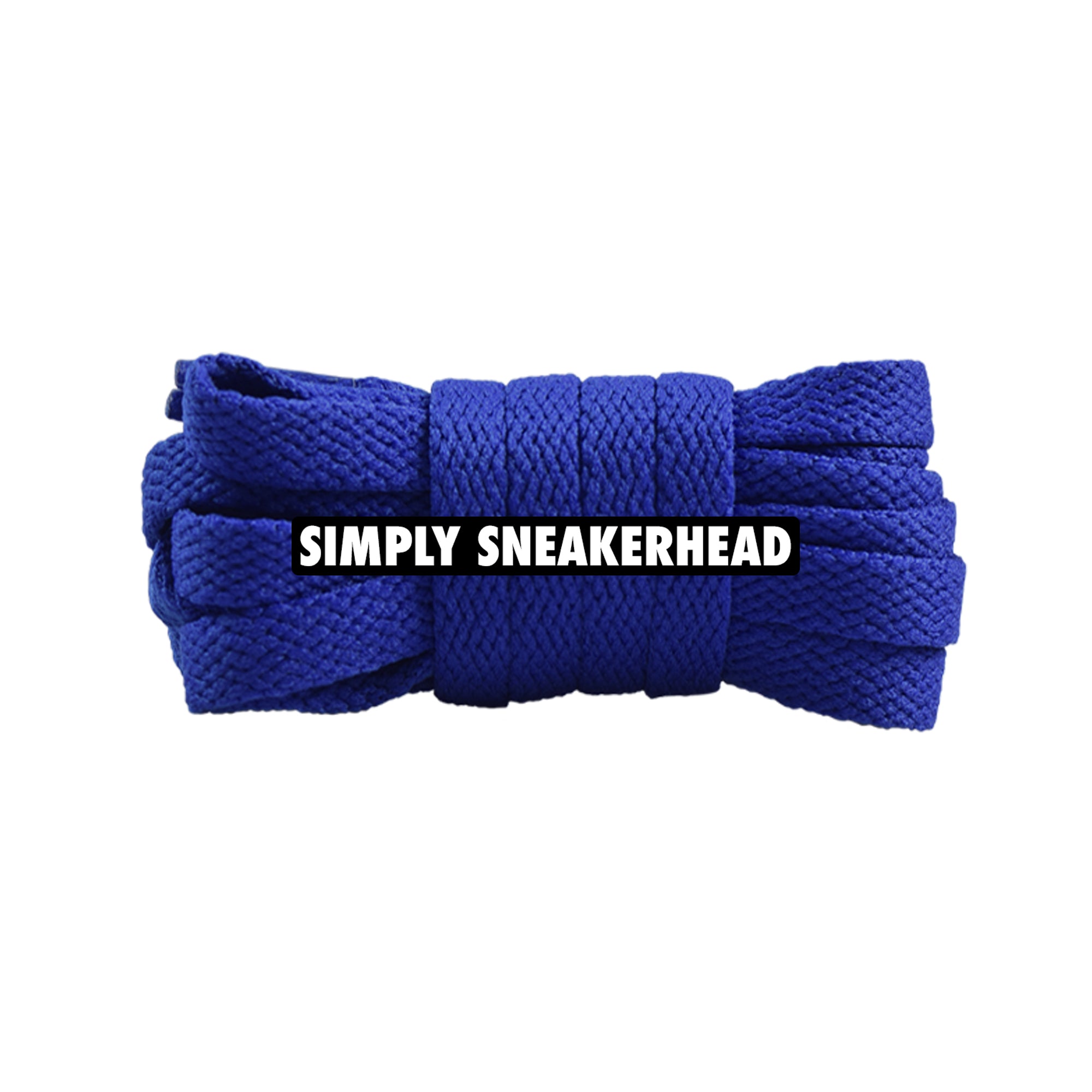 Royal Blue Slim Flat Shoelaces