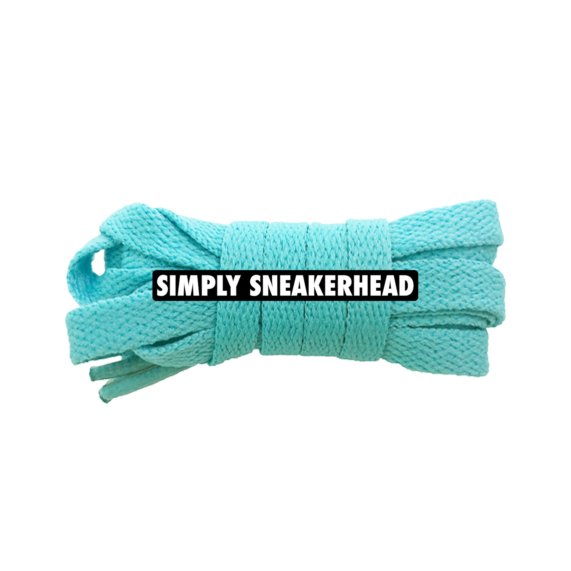 South Beach Blue Classic Flat Shoelaces