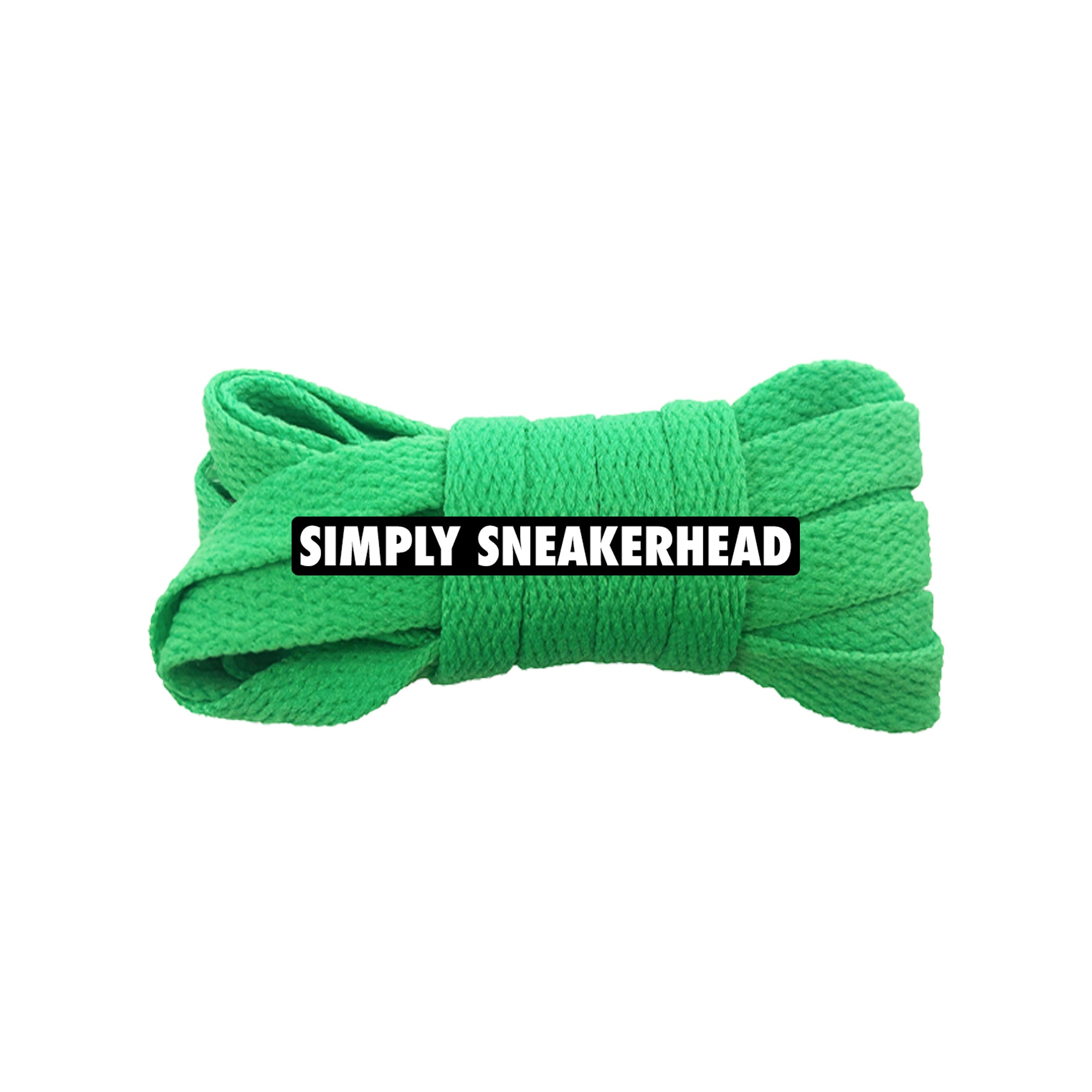 Spring Green Classic Flat Shoelaces