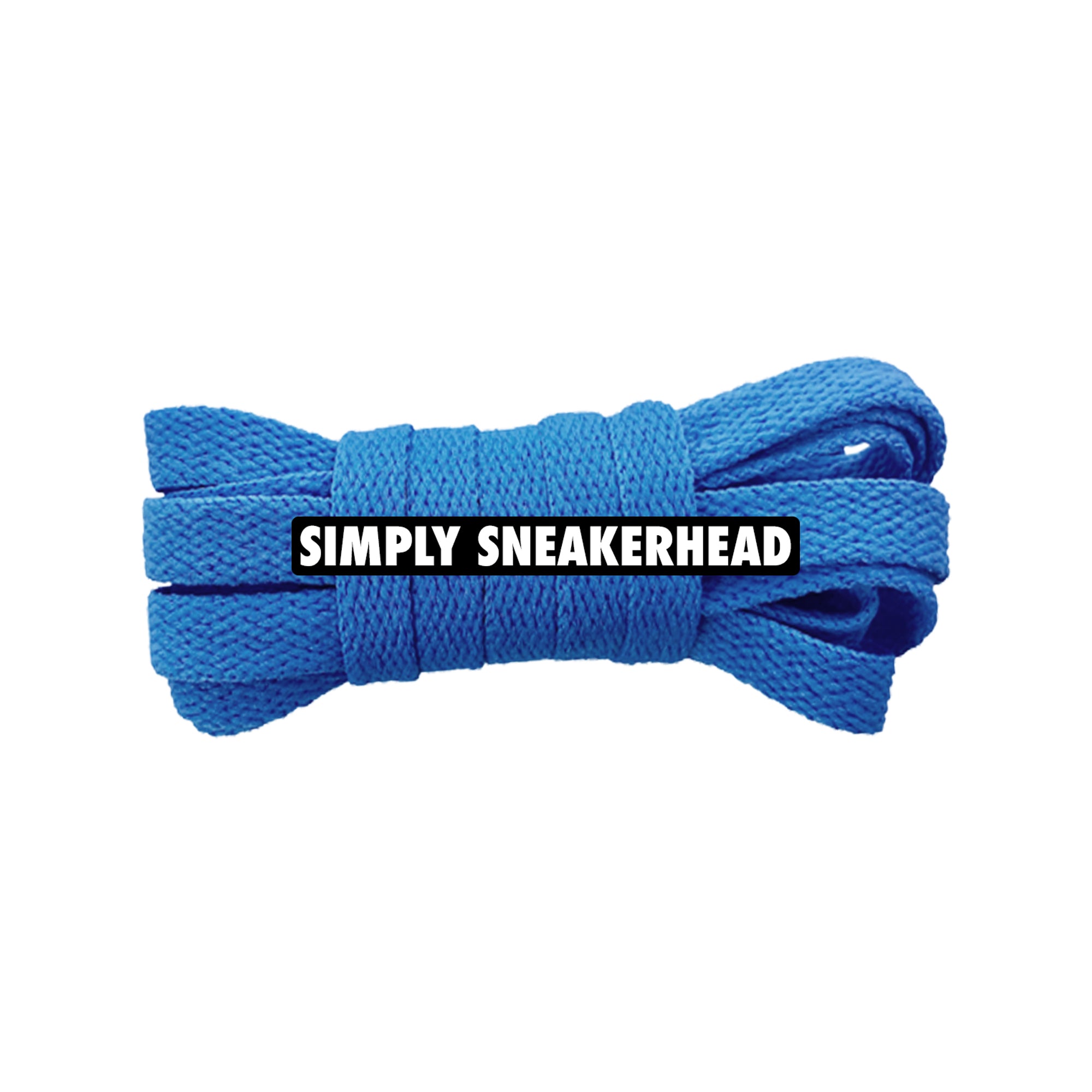 Steel Blue Classic Flat Shoelaces