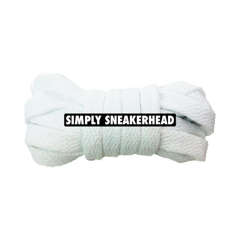 White Classic Flat Shoelaces