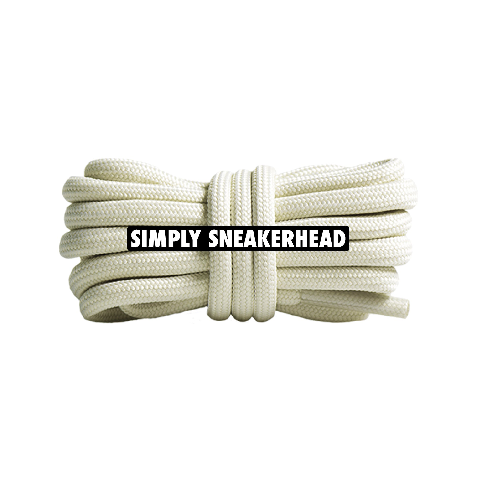 White Linen 350 Boost Rope Shoelaces