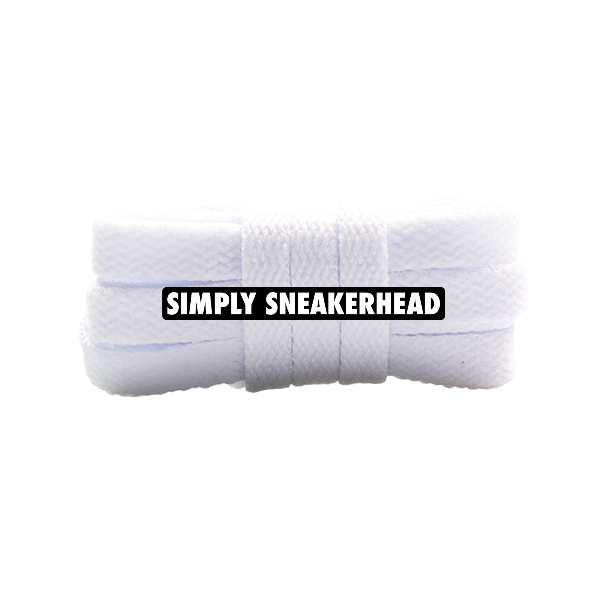 White Premium Flat Shoelaces